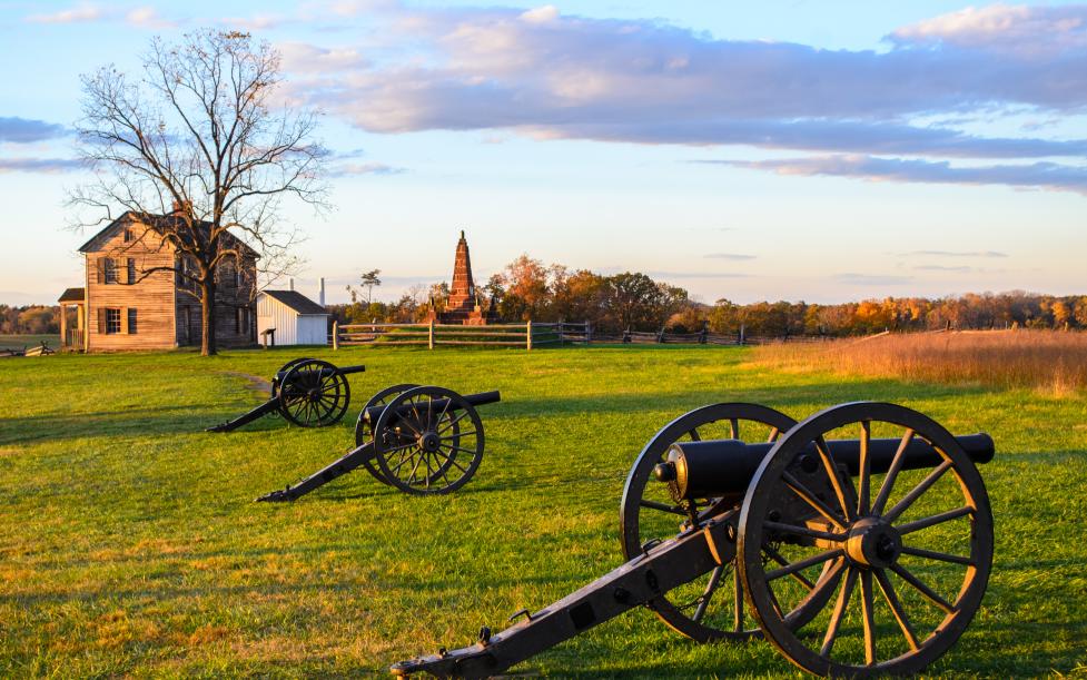 battlefield in Manassas, Virginia
