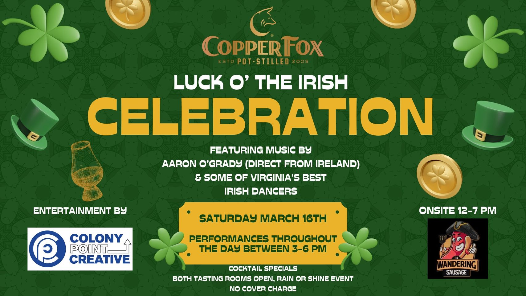 Luck O' The Irish Celebration Virginia Spirits
